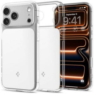 Spigen Ultra Hybrid "T" Mag Mag MagSafe tok iPhone 17 Pro fehér színhez