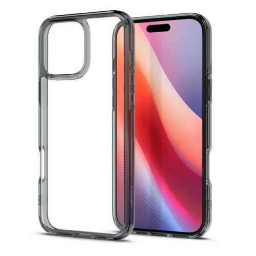 Spigen Ultra Hybrid tok iPhone 16 Pro Max - átlátszó szürke szegéllyel - Image 2
