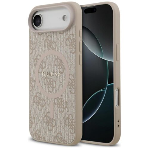 Tojás Guess 4G Ring Classic Logo MagSafe iPhone Air rózsaszín tokhoz