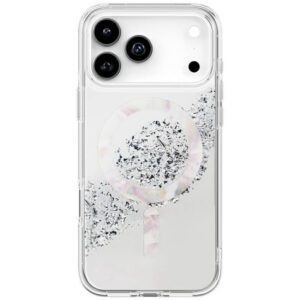 UNIQ Coehl Crystelle tok iPhone 17 Pro Max mágneses töltés Ezüst