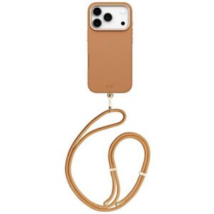 UNIQ Coehl Mirelle tok iPhone 17 Pro mágneses töltés barna színben