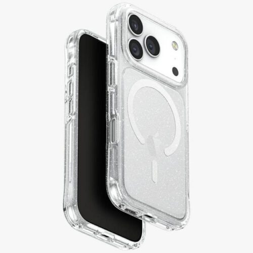 UNIQ LifePro Xtreme Magclick tok iPhone 17 Pro - átlátszó csillogós