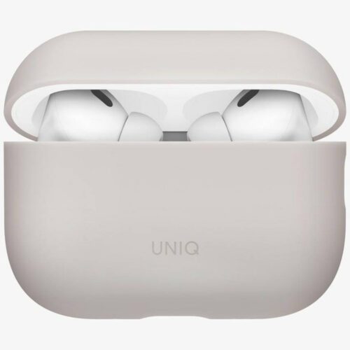 UNIQ Lino tok AirPods Pro 3 gen szilikon bézs színű tokhoz - Image 2