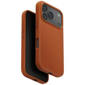 UNIQ Lino tok iPhone 17 Pro Magclick töltés narancssárga