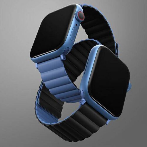 UNIQ Revix szíj Apple Watch 42 / 44 / 45 / 49 mm - fekete-kék - Image 2
