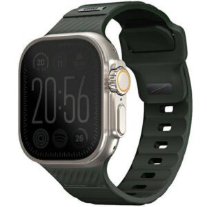UNIQ Stride szíj Apple Watch 42 / 44 / 45 / 49 mm - sötétzöld