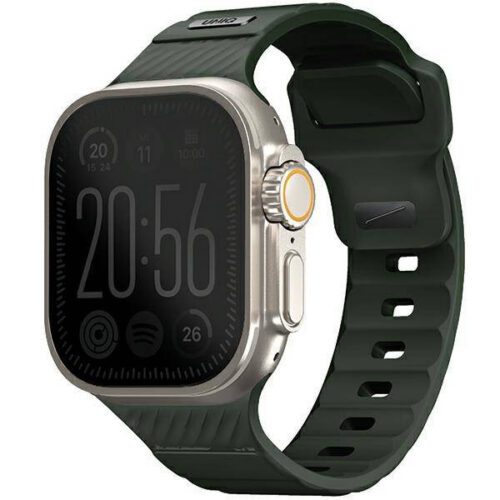 UNIQ Stride szíj Apple Watch 42 / 44 / 45 / 49 mm - sötétzöld