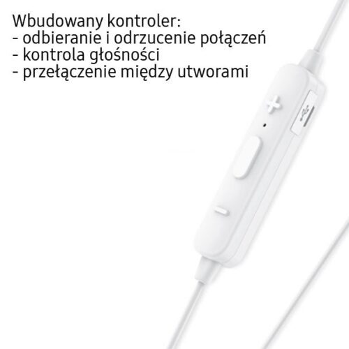USAMS Bluetooth sztereó fejhallgató LN sorozat fehér - Image 2