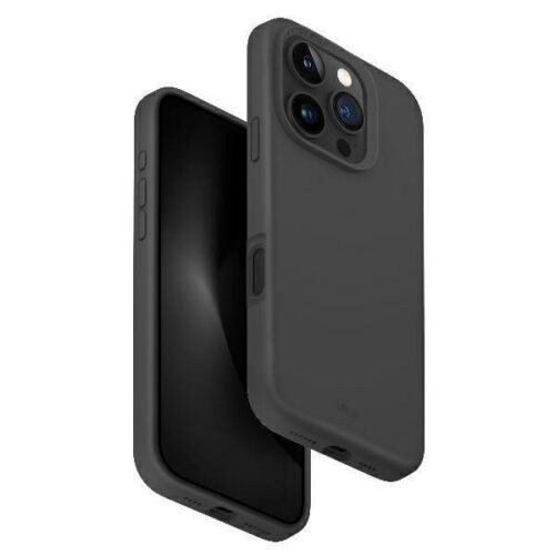 Uniq Lino Hue Magclick Charging tok iPhone 16 Pro - szénszürke