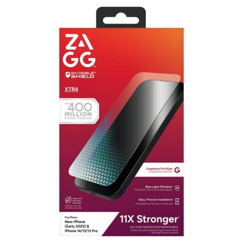 Zagg XTR4 kékfényszűrős edzett üveg iPhone 13/13 Pro/14/16e - Image 2