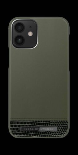 iDeal of Sweden iPhone 13 Mini Bőr Hátlap - Sötétzöld