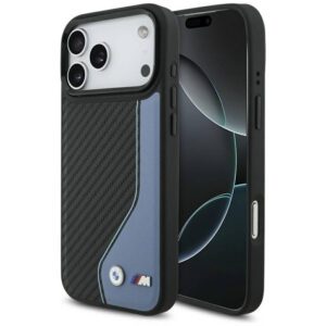 tok BMW M Carbon Logo MagSafe tok iPhone 17 Pro Max készülékhez kék