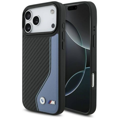 tok BMW M Carbon Logo MagSafe tok iPhone 17 Pro Max készülékhez kék