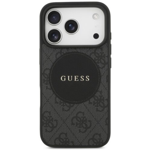 tok Guess 4G Circle Classic Logo MagSafe iPhone 17 Pro tokhoz fekete - Image 2