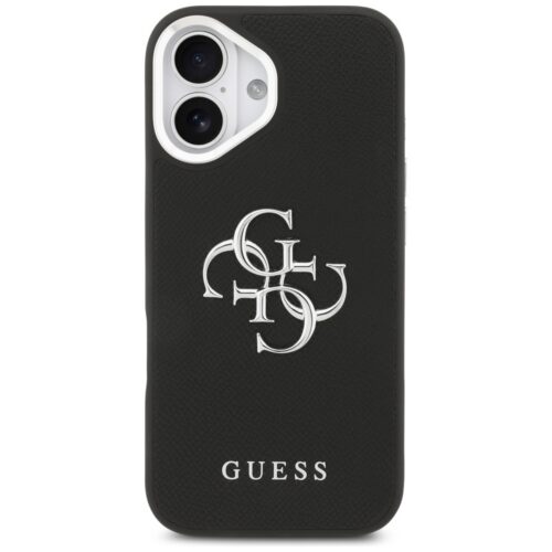 tok Guess szemcsés Big 4G Classic Logo iPhone 17 fekete - Image 2
