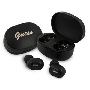 Guess Bluetooth fülhallgató GUTWST30BK TWS + dokkolóállomás fekete