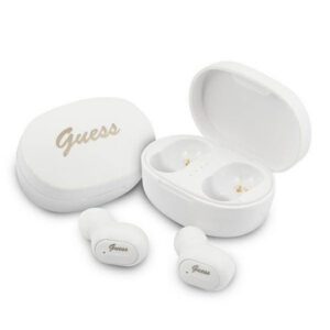 Guess Bluetooth fülhallgató GUTWST30WH TWS + dokkolóállomás fehér