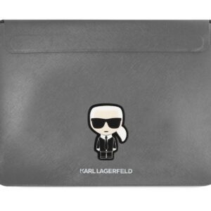 KARL LAGERFELD KLCS16PISG 16'' Notebook/Tablet Táska - Ezüst