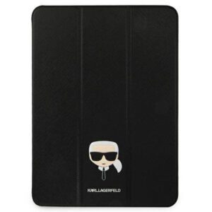 Karl Lagerfeld KLFC11OKHK iPad 11" Pro 2021 könyvtok fekete Saffiano Karl Head