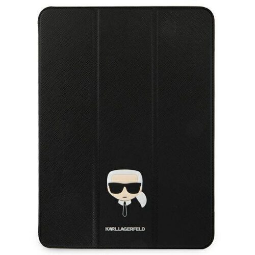 Karl Lagerfeld KLFC11OKHK iPad 11" Pro 2021 könyvtok fekete Saffiano Karl Head