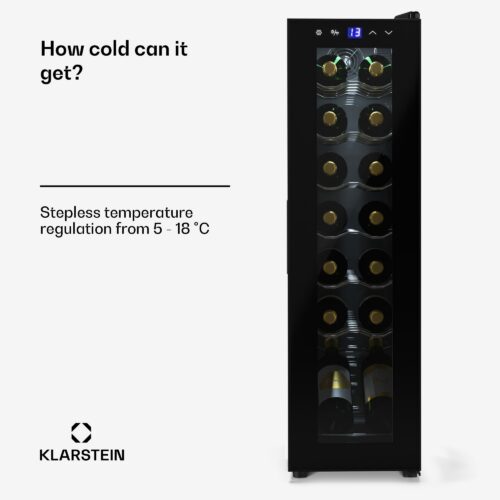 Klarstein Shiraz 14 Slim Uno borhűtő 14 plack 5 - 18 °C érintésvezérlés - Image 2
