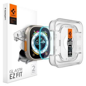 SPIGEN EZ FIT kijelzővédő üveg 2db (2.5D lekerekített szél