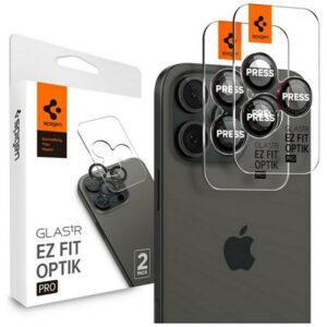SPIGEN OPTIK kameravédő üveg 2db (9H) ÁTLÁTSZÓ Apple iPhone 17 Pro Max