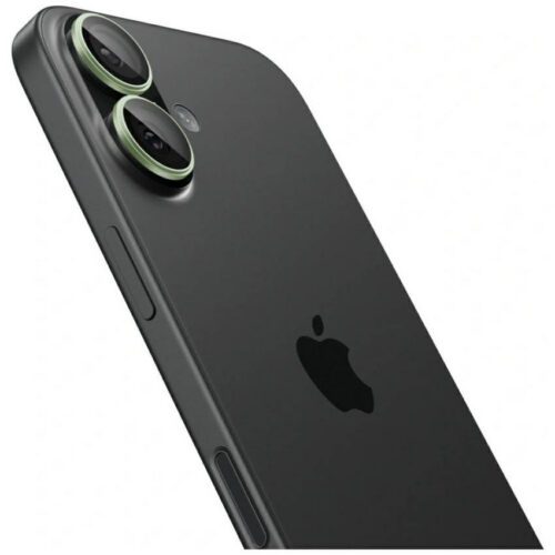 Spigen Optik Pro Glas.TR "EZ FIT" kameravédő 2db iPhone 17 / 16 / 16 Plushoz zöld - Image 2