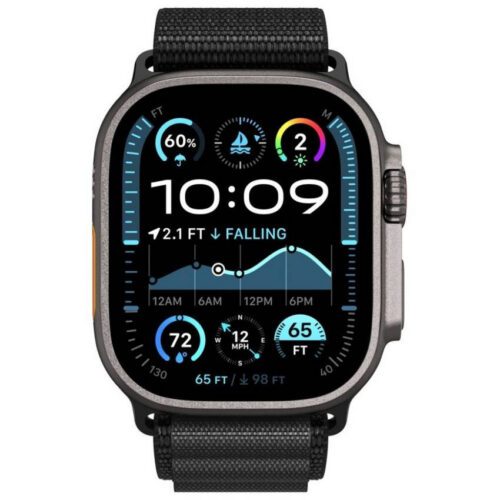 Spigen WBF1 szíj Apple Watch 6/7/8/9/10/11/SE/SE 3/Ultra 1/Ultra 2/ Ultra 3 44/45/46/49mm fekete - Image 2