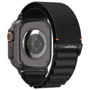 Spigen WBF1 szíj Apple Watch 6/7/8/9/10/11/SE/SE 3/Ultra 1/Ultra 2/ Ultra 3 44/45/46/49mm fekete