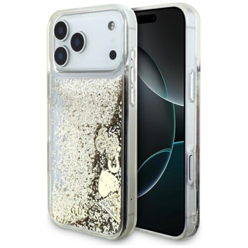 Találd ki Liq eset. Glitter 4 bájitaltok iPhone 17 Pro Max arany színűre