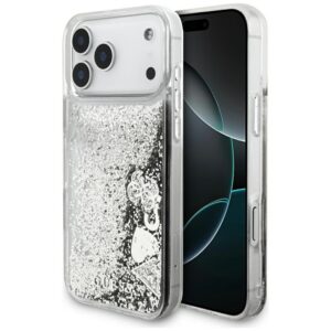 Találd ki Liq. Glitter Charms tok iPhone 17 Pro Max-hoz Ezüst