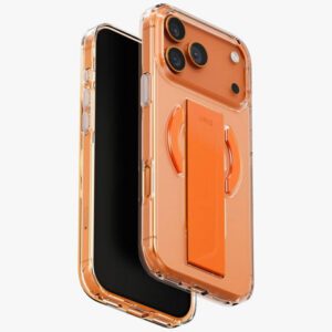 UNIQ Heldro Air tok iPhone 17 Pro Max Magclick töltés narancssárga