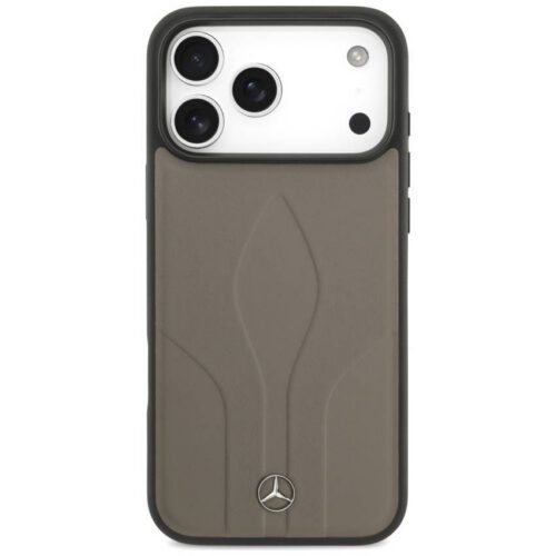 tok Mercedes Leather The Move MagSafe tok iPhone 17 Pro Max készülékhez taupe színben - Image 2