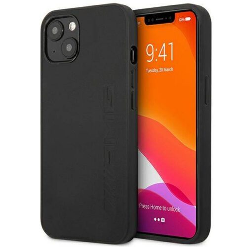 AMG AMHCP14SDOLBK iPhone 14 6.1" fekete keménytok bőr
