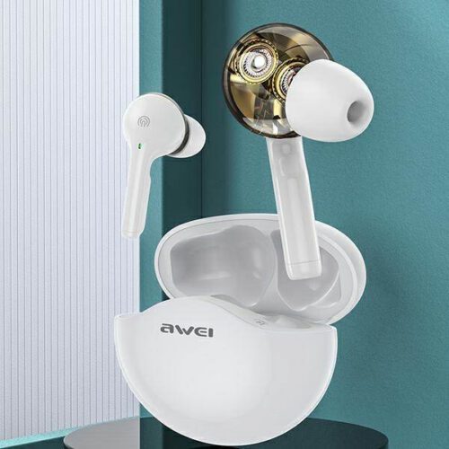AWEI sport fejhallgató Bluetooth T12 TWS fehér - Image 2