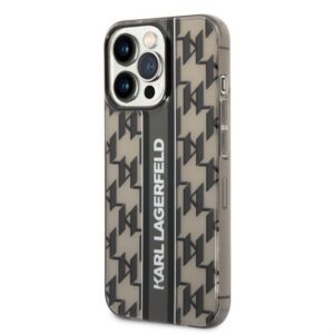 Apple iPhone 14 Pro KARL LAGERFELD KLHCP14LHKLSPCK Hátlap - Fekete