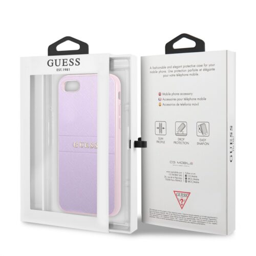 Apple iPhone 7/8/SE 2020/SE 2022 GUESS GUHCI8PSASBPU Hátlap - Fekete - Image 2