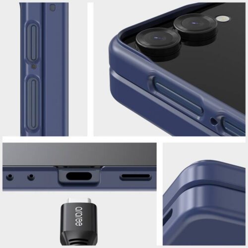 Araree Aero Flex M MagSafe-kompatibilis tok Samsung Galaxy Z Flip7 - fekete - Image 2