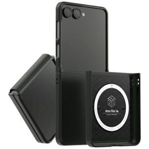 Araree Aero Flex M MagSafe-kompatibilis tok Samsung Galaxy Z Flip7 - fekete
