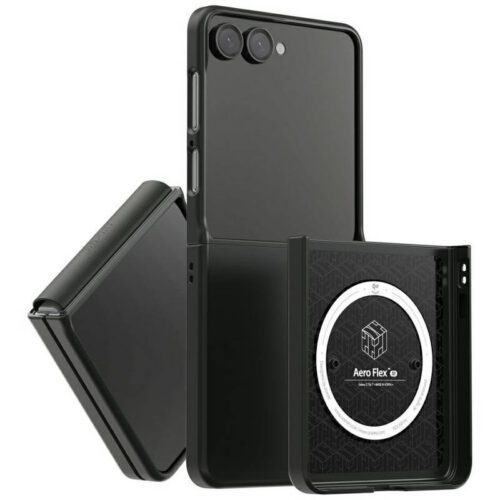 Araree Aero Flex M MagSafe-kompatibilis tok Samsung Galaxy Z Flip7 - fekete