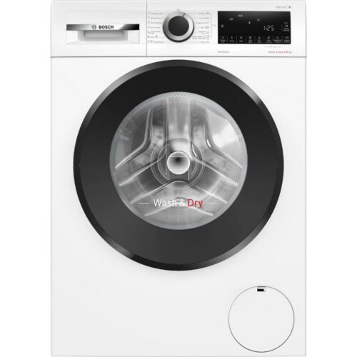 Bosch WNG24401BY Elöltöltős mosó-szárítógép Serie 6 Mosó-szárítógép 9/6 kg max. 1400 fordulat/perc