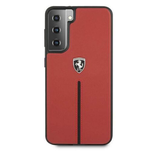Ferrari FEOSIHCS21MRE S21+ G996 piros Off Track bőr Nylon csíkos keménytok - Image 2