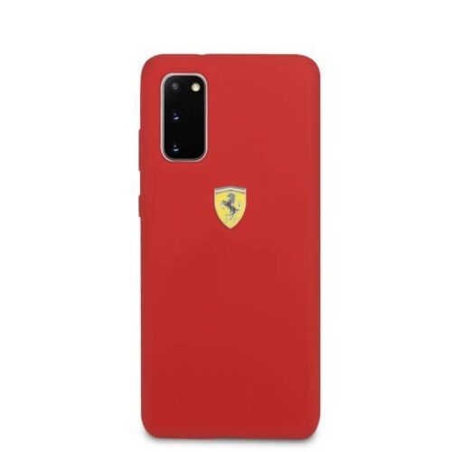 Ferrari keménytok FESSIHCS62RE Samsung Galaxy S20 G980 piros szilikon tok - Image 2