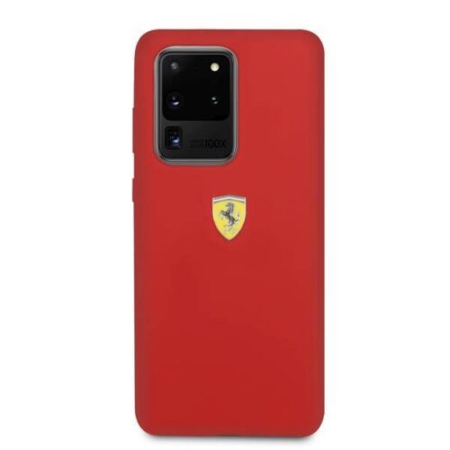 Ferrari keménytok FESSIHCS69RE Samsung Galaxy S20 Ultra G988 piros szilikon tok - Image 2