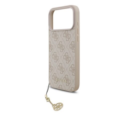 GUESS 4G CHARMS műanyag telefonvédő (textil hátlap