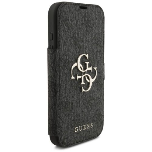 GUESS könyv tok IPHONE 17 Pro GUBKP17L4GMGGR (PU 4G fém logó) fekete - Image 2