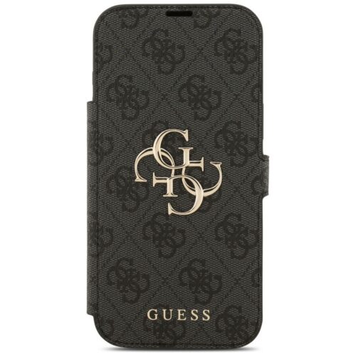 GUESS könyv tok IPHONE 17 Pro Max GUBKP17X4GMGGR (PU 4G fém logó) fekete - Image 2