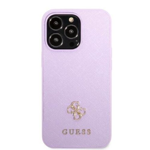 1" lila Saffiano 4G kis fém logós keménytok