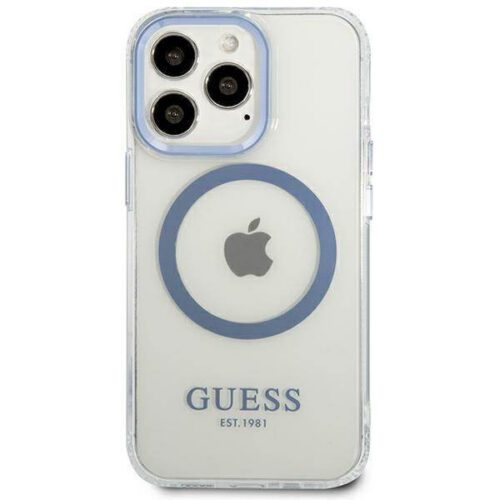 1" kék keménytok fém kontúrral Magsafe